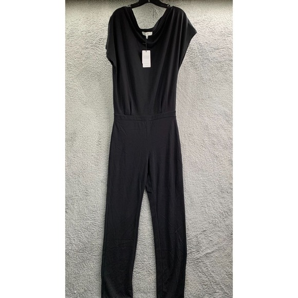 $225 REISS Romper Dress Womens Size 8 / Medium Black Bottom...
